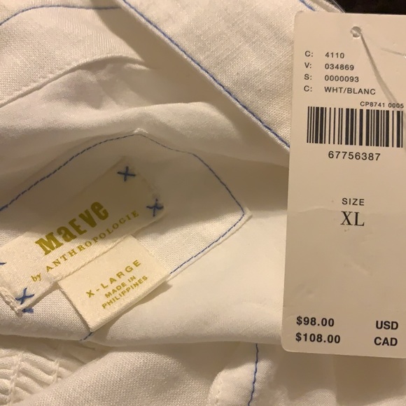 Anthropologie Maeve Buttonfront Vest Tank - Picture 5 of 6